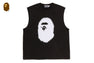 HEAVY WASH APE HEAD CROPPED FIT TANK TOP
