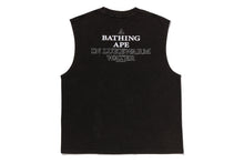 HEAVY WASH APE HEAD CROPPED FIT TANK TOP