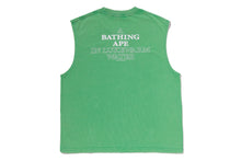 HEAVY WASH APE HEAD CROPPED FIT TANK TOP