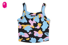 NEW MULTI CAMO CROPPED RIB TANK TOP