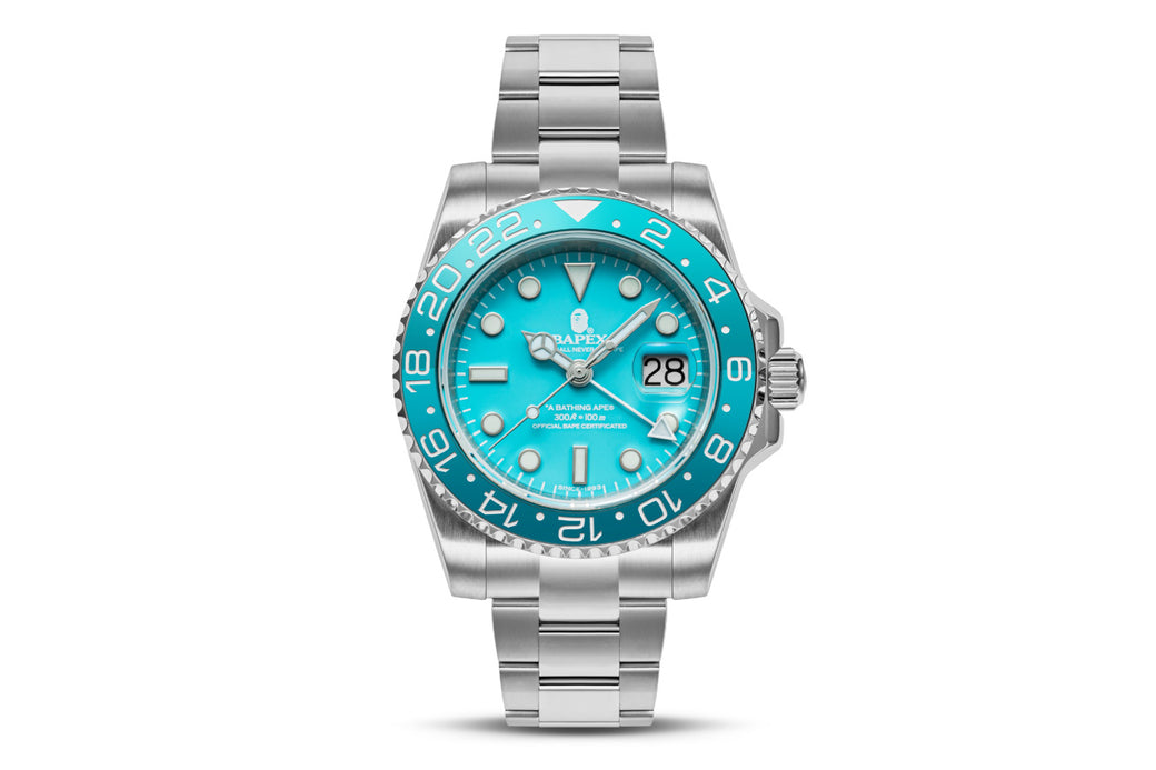 腕時計(アナログ)BAPE TYPE 2 BAPEX blue - 腕時計(アナログ)