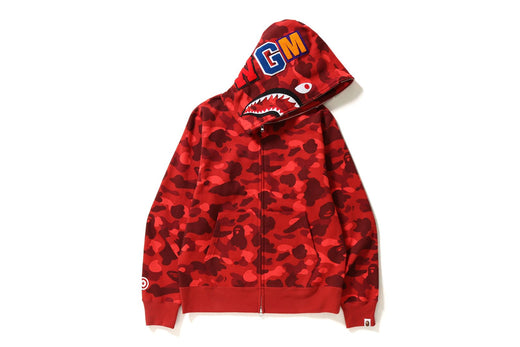 COLOR CAMO SHARK FULL ZIP HOODIE bape