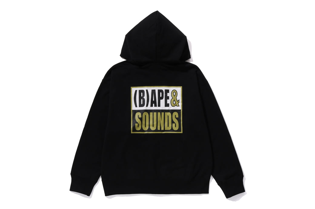 (B)APE SOUNDS LOGO ZIP HOODIE