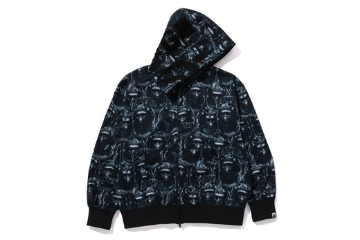 APE HEAD GRAFFITI SHARK FULL ZIP HOODIE | bape.com