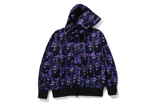 APE HEAD GRAFFITI SHARK FULL ZIP HOODIE | bape.com