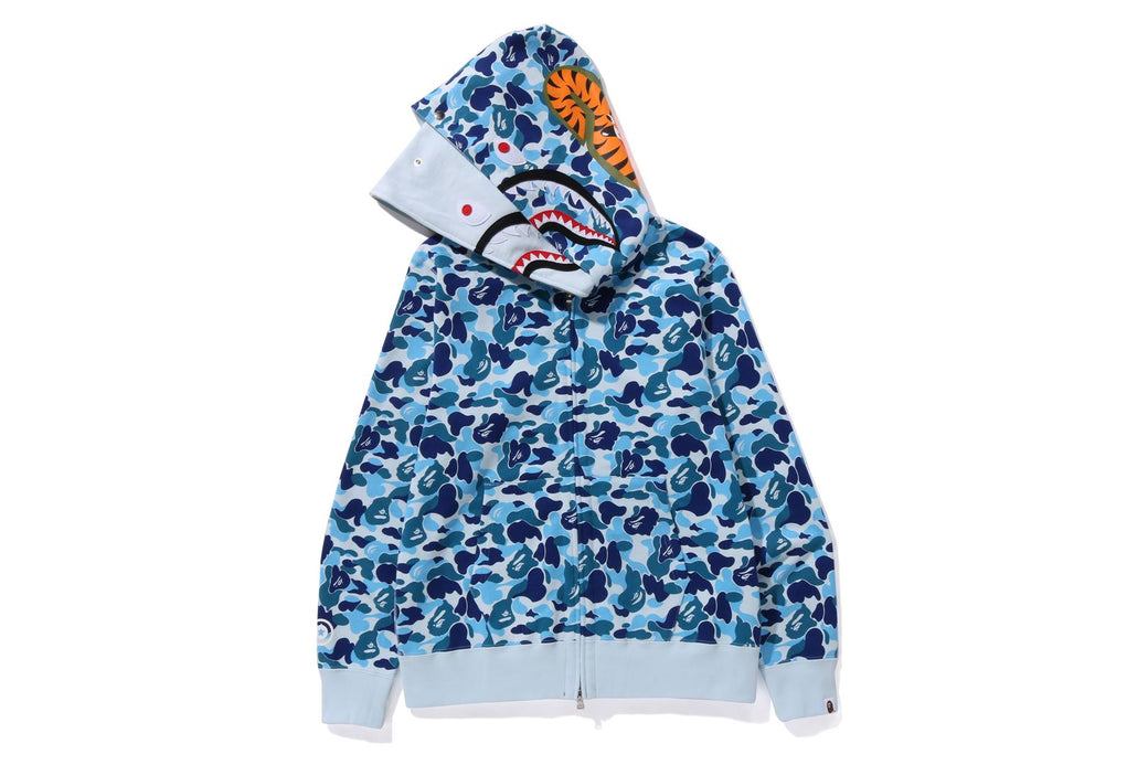 ABC CAMO DOUBLE SHARK FULL ZIP HOODIE | bape.com