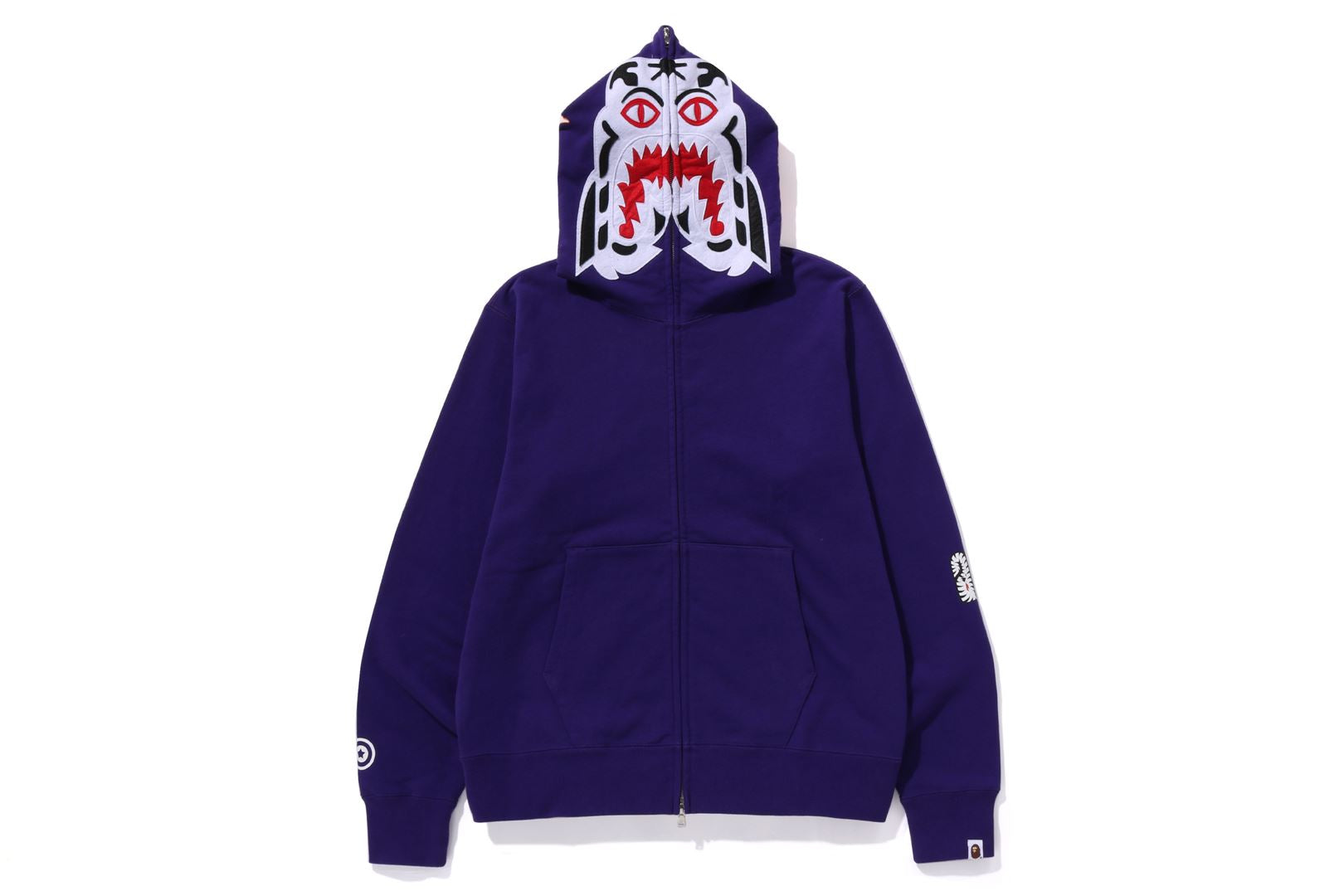 特注品 071182○ A BATHING APE タイガー パーカー L ブラック | grupo