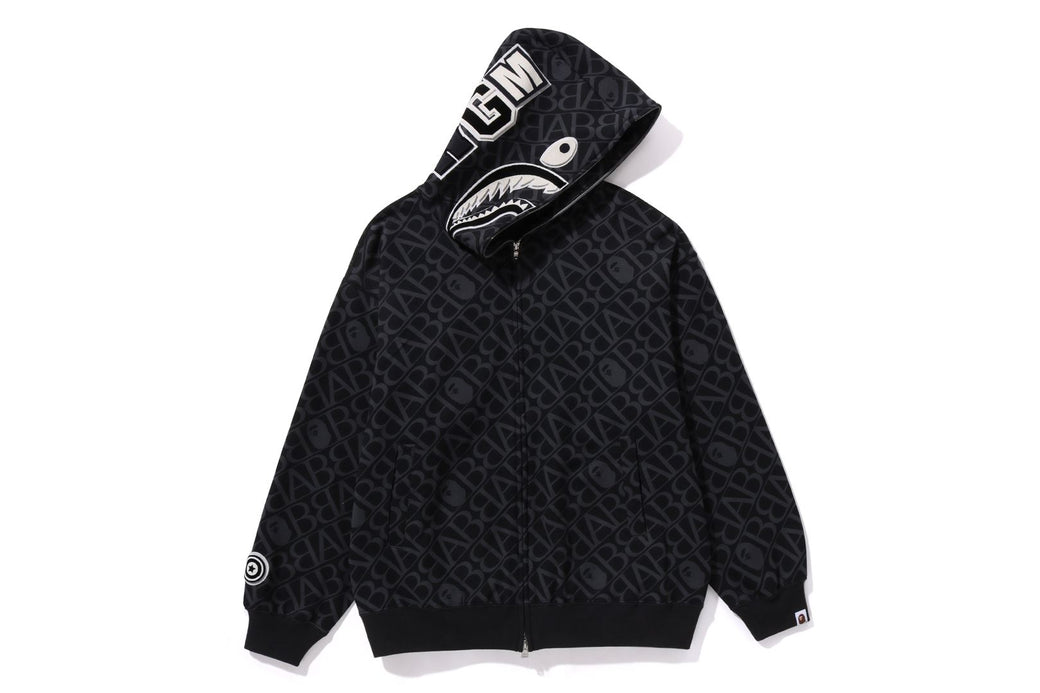 SPORT MONOGRAM SHARK HOODIE | bape.com