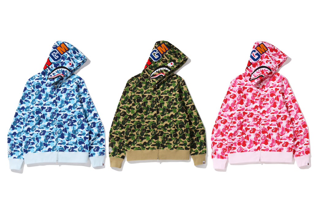 ABC CAMO SHARK FULL ZIP HOODIE