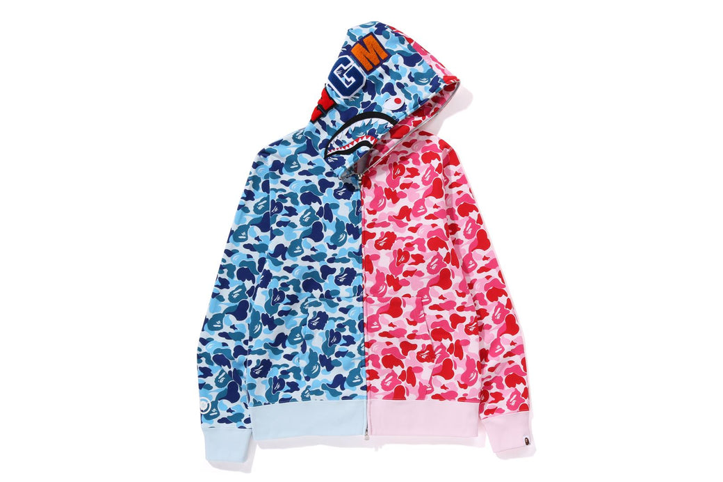 ABC CAMO CRAZY SHARK FULL ZIP HOODIE | bape.com