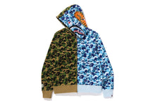 ABC CAMO CRAZY SHARK FULL ZIP HOODIE