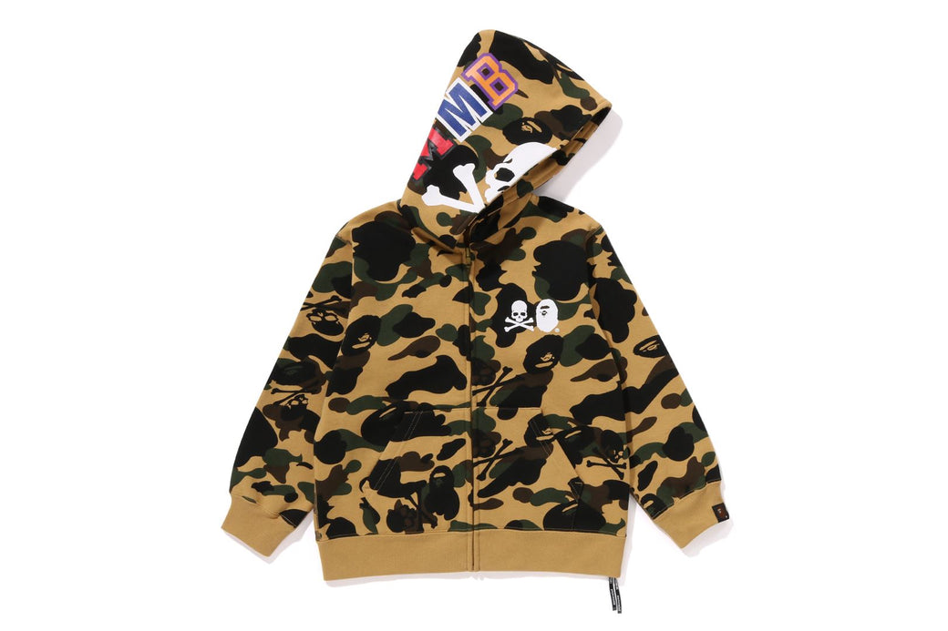 BAPE X MMJ 1ST CAMO SHARK ZIP HOODIE