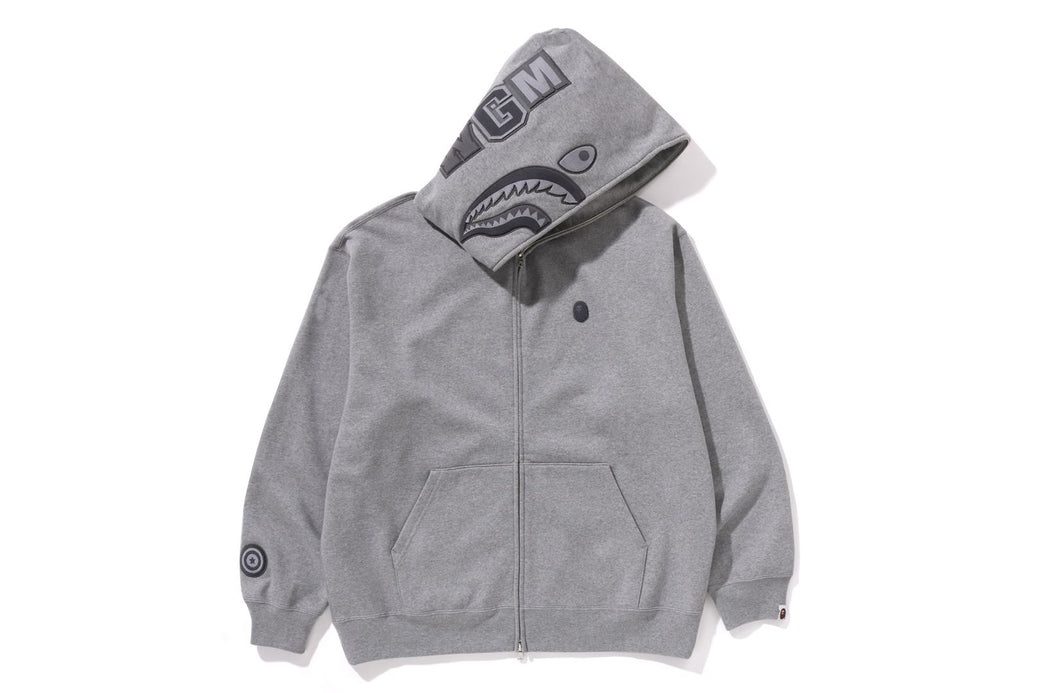 APE HEAD ONE POINT SHARK ZIP HOODIE bape