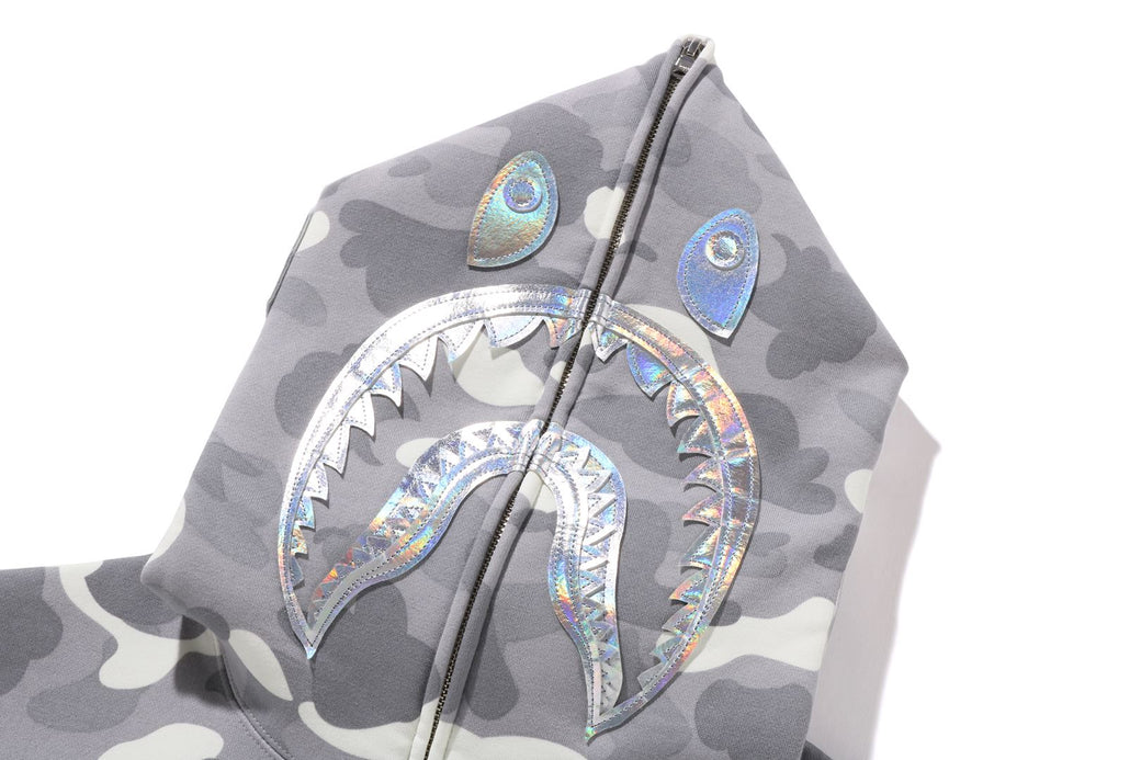 CITY CAMO SHARK FULL ZIP HOODIE