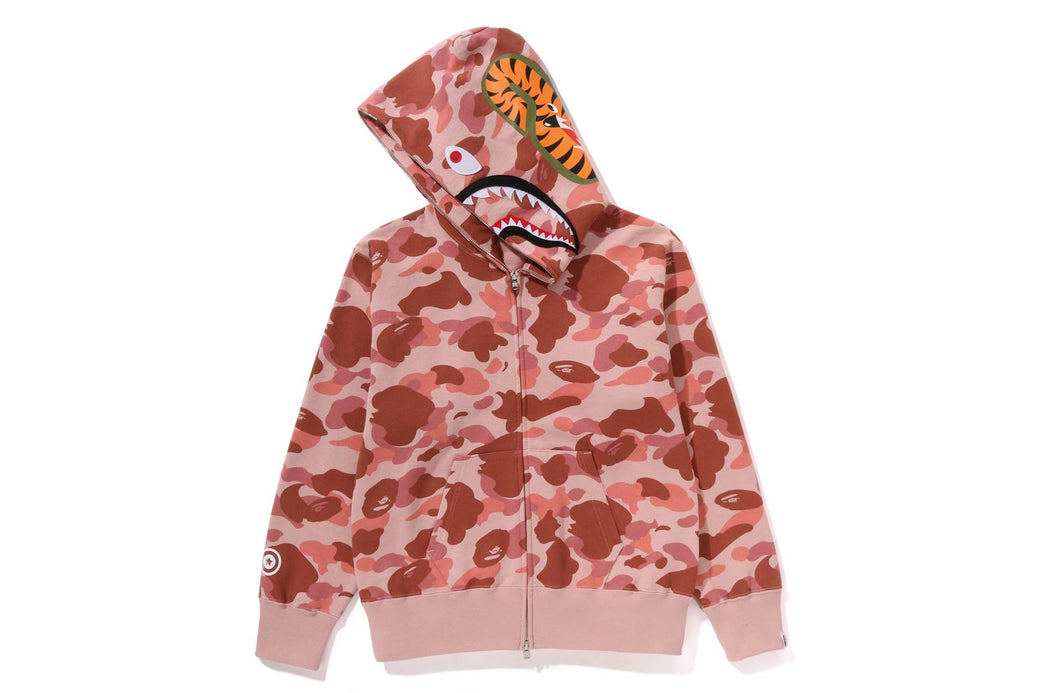 1ST CAMO SHARK FULL ZIP HOODIE