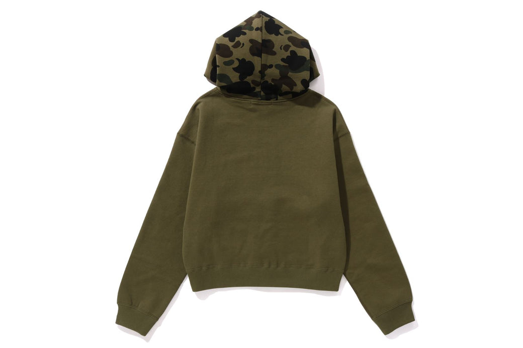 1ST CAMO COLLEGE ZIP HOODIE bape