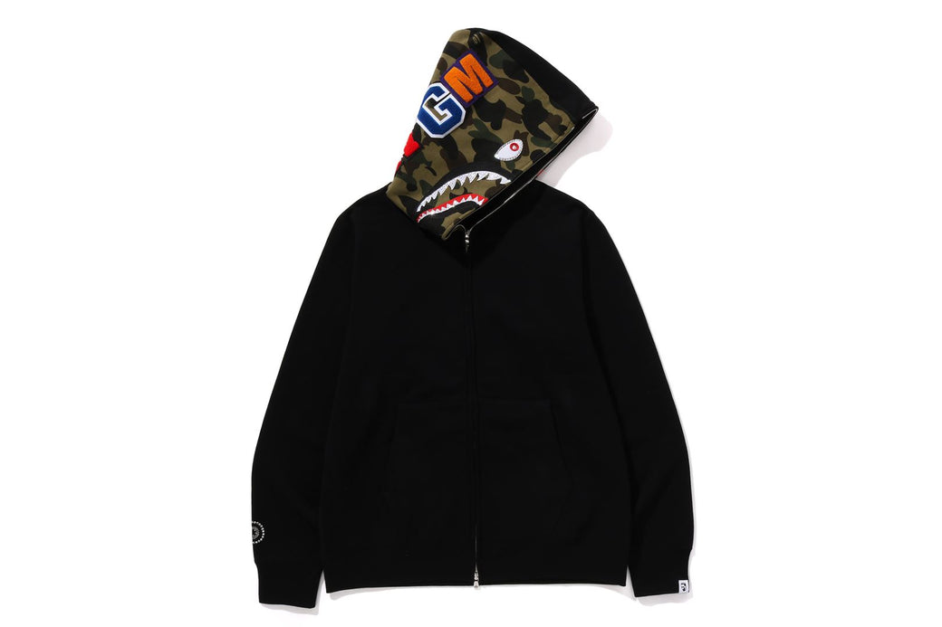 1ST CAMO SHARK FULL ZIP HOODIE bape