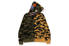 1ST CAMO SEPARATE SHARK FULL ZIP HOODIE