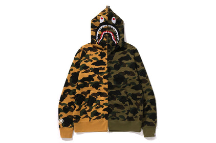 1ST CAMO SEPARATE SHARK FULL ZIP HOODIE