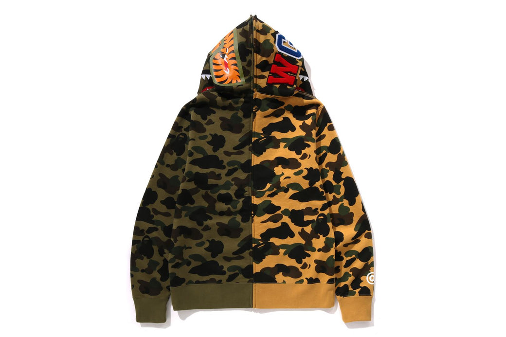 1ST CAMO SEPARATE SHARK FULL ZIP HOODIE1