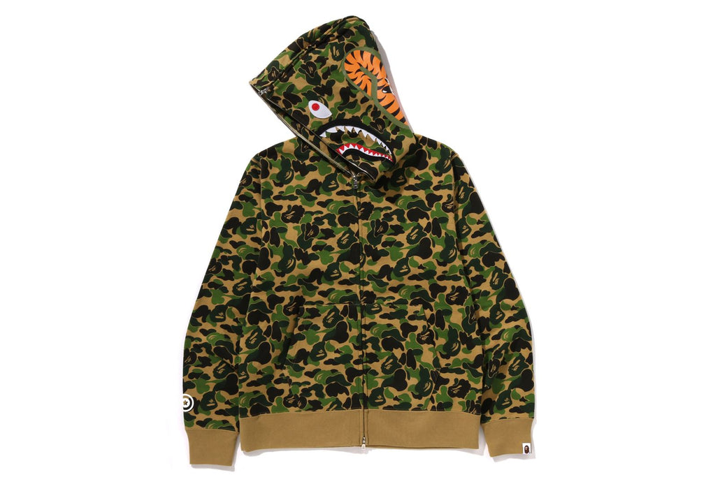 ABC CAMO SEPARATE SHARK FULL ZIP HOODIE bape