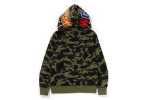 1ST CAMO SHARK FULL ZIP DOUBLE HOODIE