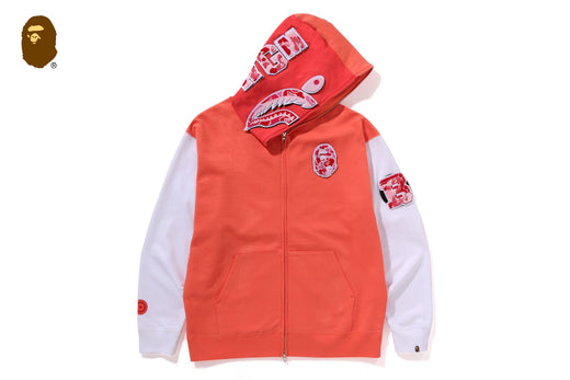 NEON CAMO SHARK FULL ZIP HOODIE（パーカー）｜A BATHING APE