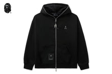 BAPE BLACK CRYSTAL LOGO FULL ZIP HOODIE