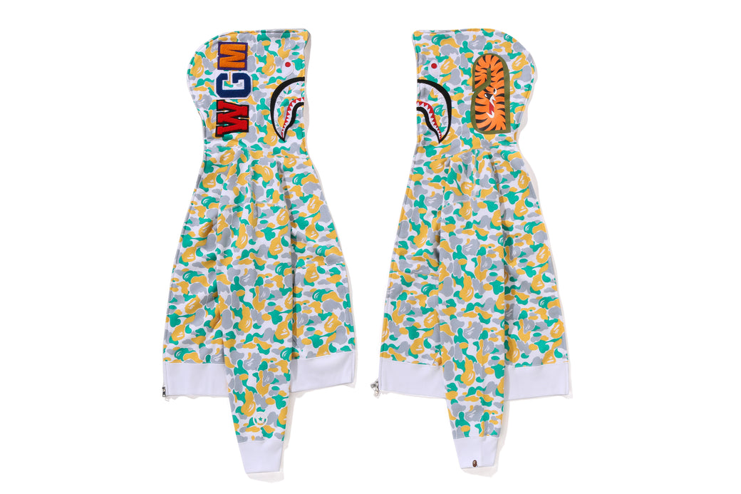 BAPE STORE WUXI SEPARATE SHARK FULL ZIP HOODIE | bape.com