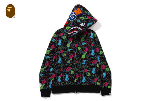 BAPE STORE LAS VEGAS SEPARATE SHARK FULL ZIP HOODIE