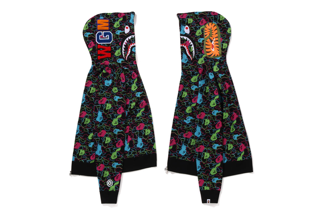 BAPE STORE LAS VEGAS SEPARATE SHARK FULL ZIP HOODIE | bape.com BAPE STORE LAS VEGAS SEPARATE SHARK FULL ZIP HOODIE | bape.com