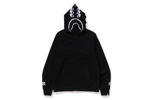 【 BAPE X BOUNTY HUNTER 】MAD SHARK FULL ZIP HOODIE