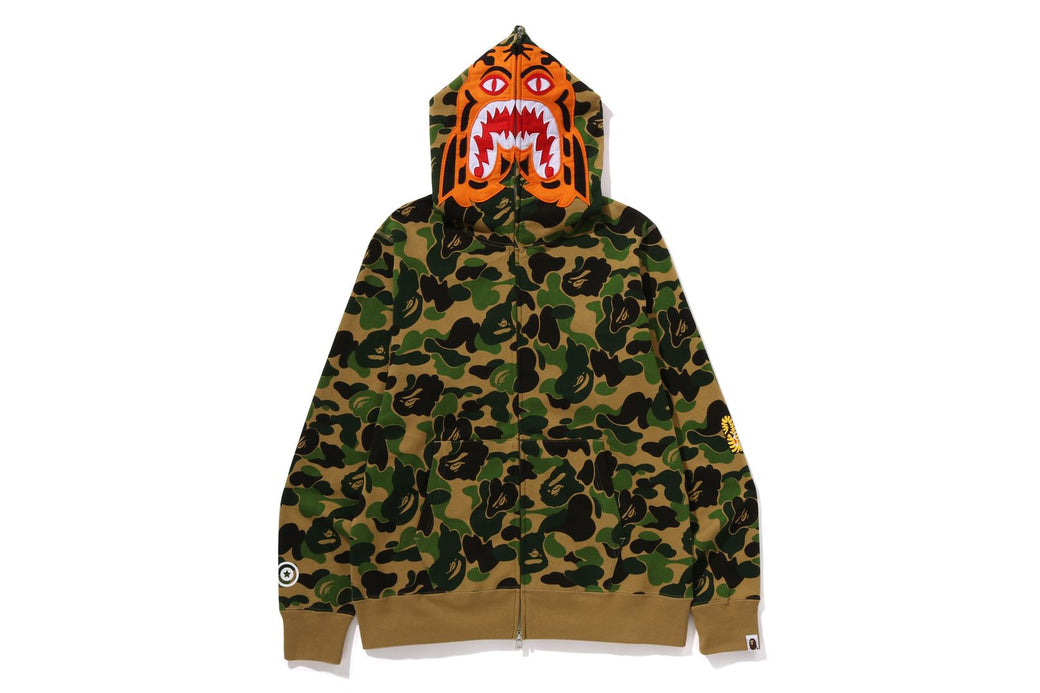 ABC CAMO TIGER FULL ZIP HOODIE bape