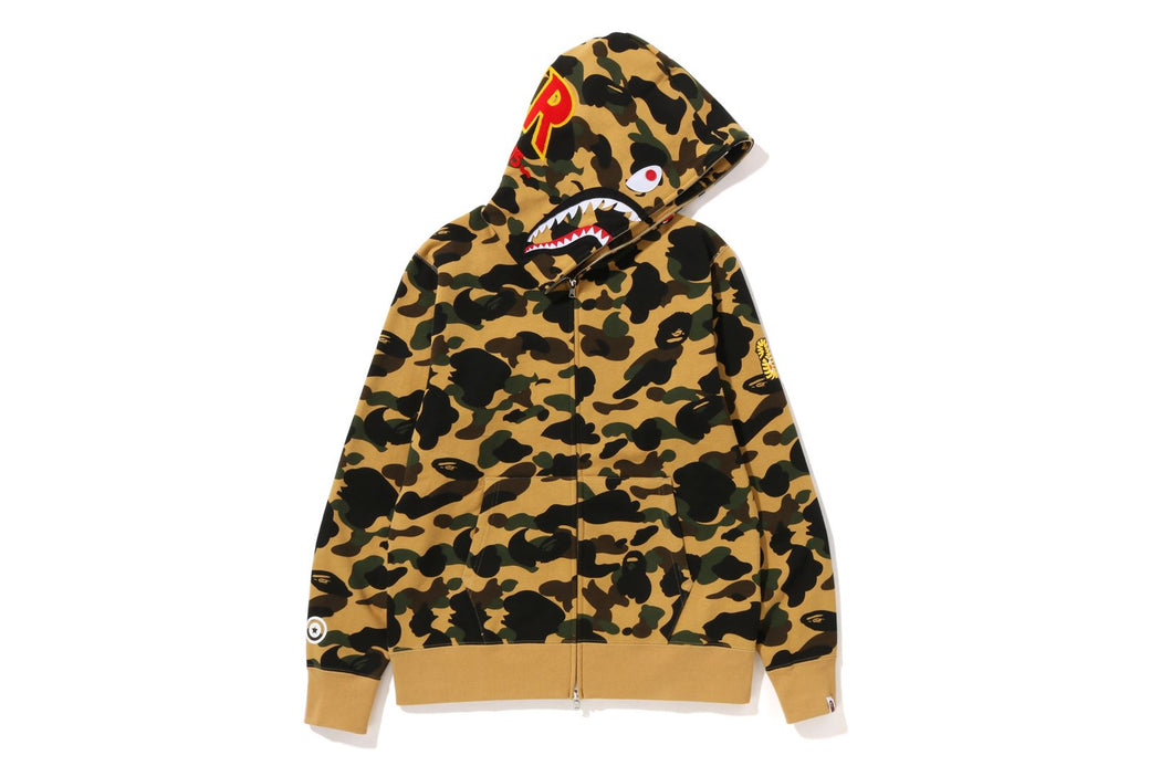 1ST CAMO 2ND SHARK FULL ZIP HOODIE | bape.com