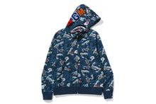 JAPANESE TATTOO CAMO SHARK FZ HOODIE