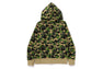 ABC CAMO LOGO RIB FULL ZIP HOODIE