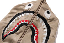 SOLID CAMO RELAXED FIT SHARK FULL ZIP HOODIE