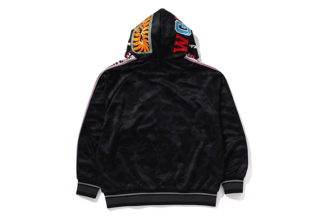 SOLID CAMO RELAXED FIT SHARK FULL ZIP HOODIE | bape.com