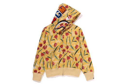 TULIP CAMO SHARK FULL ZIP HOODIE