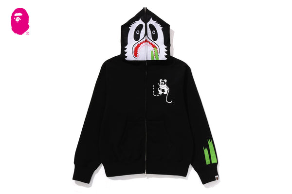ぱぴぷー 2ND SHARK FULL ZIP HOODIE | bape.com