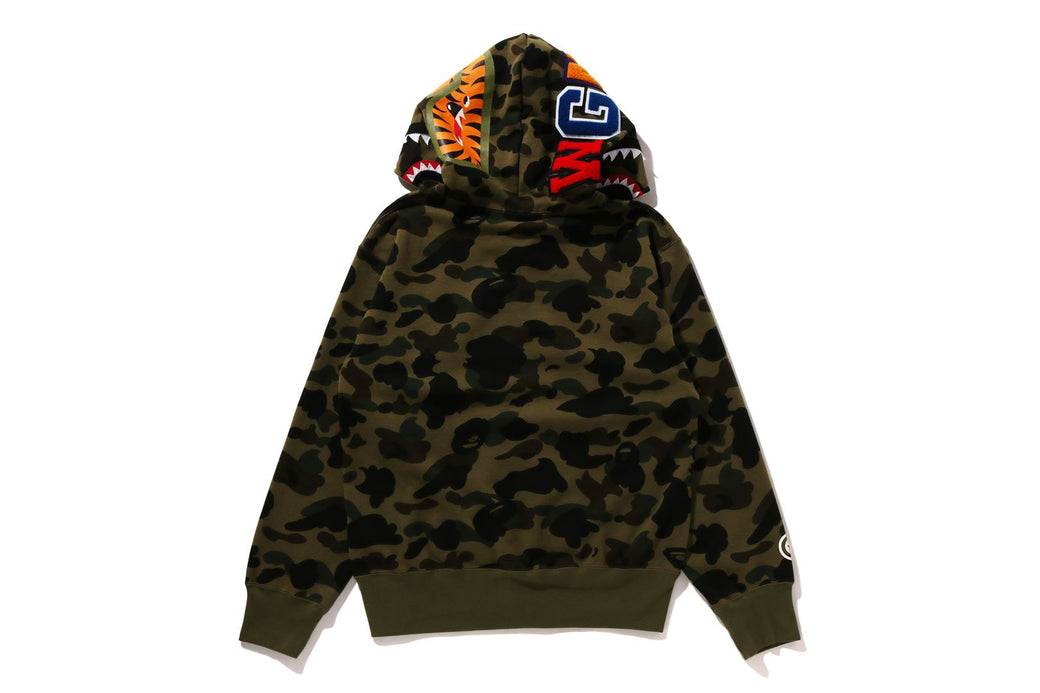 Bape first camo shops shark hoodie