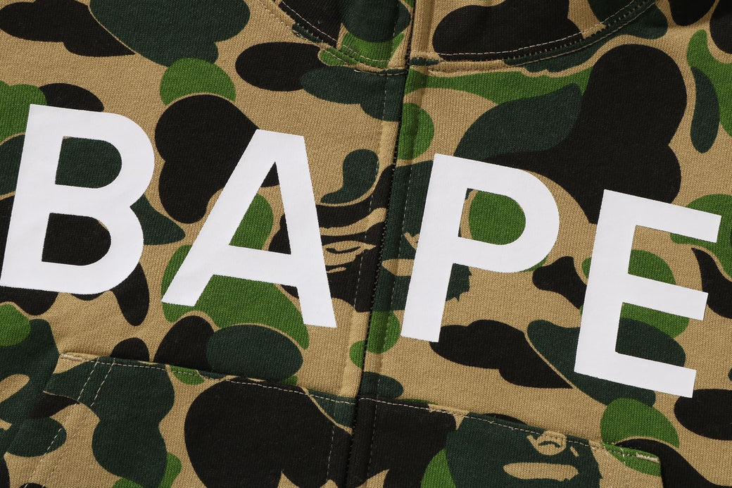 ABC CAMO FULL ZIP HOODIE | bape.com