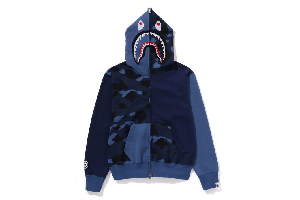 COLOR CAMO SHARK FULL ZIP HOODIE bape