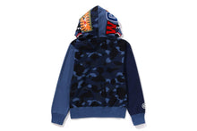 COLOR CAMO SHARK FULL ZIP HOODIE