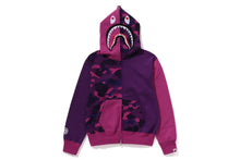 COLOR CAMO SHARK FULL ZIP HOODIE