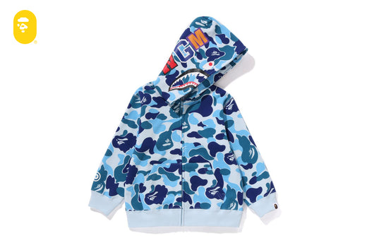 ABC CAMO SHARK ZIP HOODIE | bape.com