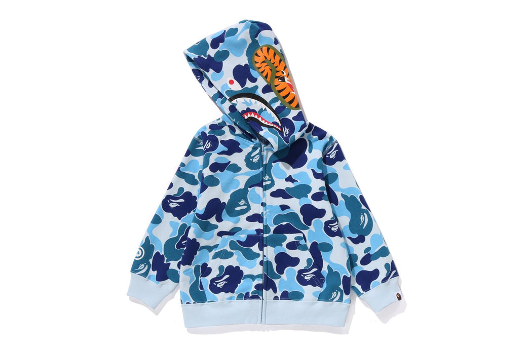 ABC CAMO SHARK ZIP HOODIE | bape.com