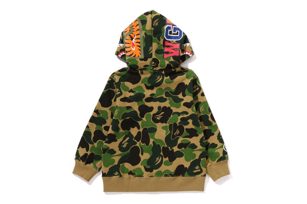 ABC CAMO SHARK ZIP HOODIE | bape.com