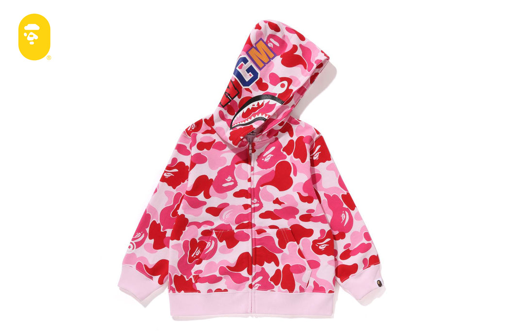 ABC CAMO SHARK ZIP HOODIE | bape.com