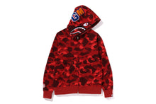 COLOR CAMO SHARK FULL ZIP HOODIE